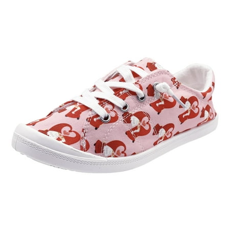 Cathalem Women Shoes Casual Valentine Day Love Printing Sports Shoes Canvas Fashion Casual Shoes Hot Pink 40
Cathalem Women Shoes Casual Valentine Day Love Printing Sports Shoes Canvas Fashion Casual Shoes Hot Pink 40