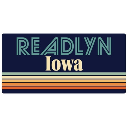 Readlyn Iowa 5 x 2.5-Inch Fridge Magnet Retro Design