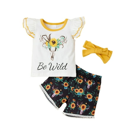 LAPAKIDS Newborn Infant Toddler Baby Girl Ruffle Sleeve Tops Floral Print Shorts with Headband 3PC Outfit Sets 9-12 Months
LAPAKIDS Newborn Infant Toddler Baby Girl Ruffle Sleeve Tops Floral Print Shorts with Headband 3PC Outfit Sets 9-12 Months
