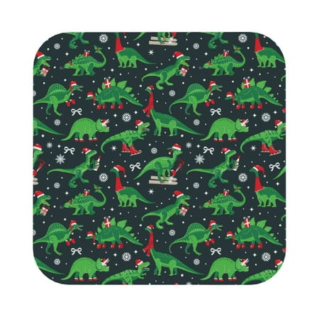 Giroia Dino Christmas Party Coasters Leather Coasters Set of 6 Coaster for Drinks Square
Giroia Dino Christmas Party Coasters Leather Coasters Set of 6 Coaster for Drinks Square
