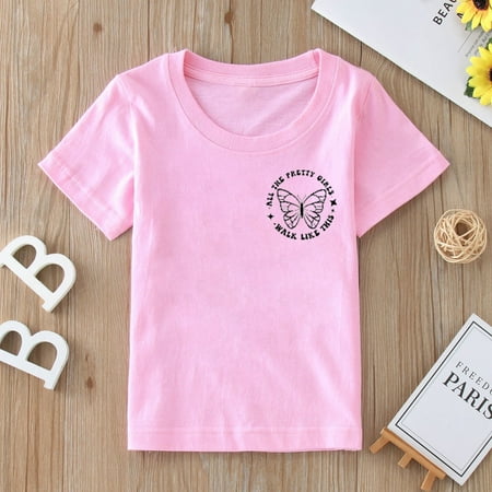 PEASKJP Graphic Tees Baby Girls Breathable Girls Tees Short Sleeve T-Shirt Cotton Casual Graphic Summer Crewneck T-Shirts Tops Pink 2-3 Years
PEASKJP Graphic Tees Baby Girls Breathable Girls Tees Short Sleeve T-Shirt Cotton Casual Graphic Summer Crewneck T-Shirts Tops Pink 2-3 Years