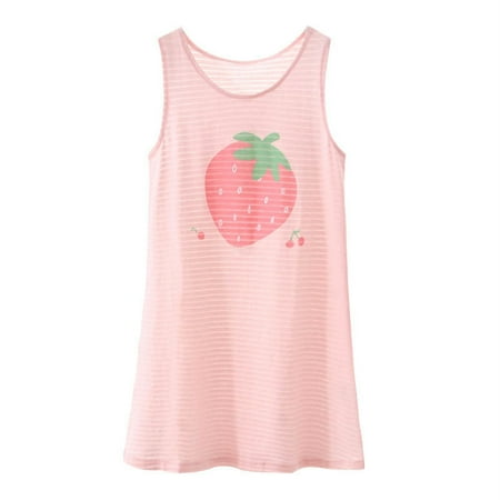 XIEULQP Baby Girl Clothes Toddler Girl s Sleeveless Strawberry Print Dress Breathable House Wear for 1 to 9 Years Summer Dress Hot Pink
XIEULQP Baby Girl Clothes Toddler Girl s Sleeveless Strawberry Print Dress Breathable House Wear for 1 to 9 Years Summer Dress Hot Pink