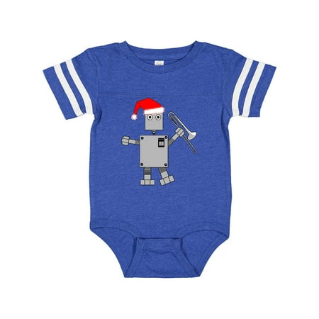 Inktastic Trombone Santa Hat Robot Gift Baby Boy or Baby Girl Bodysuit 
Inktastic Trombone Santa Hat Robot Gift Baby Boy or Baby Girl Bodysuit