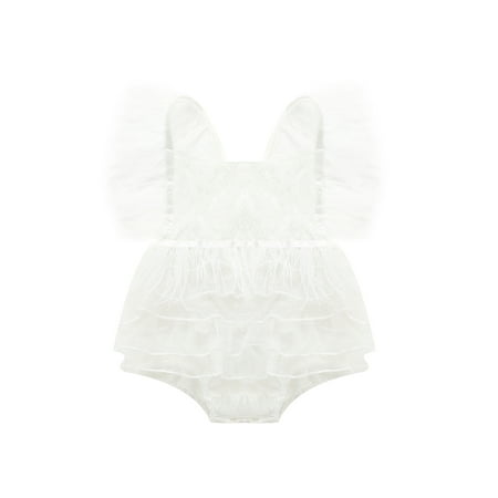 Infant Girl Summer Tutu Romper White Sleeveless Backless Sling Jumpsuit Toddler Girl Lace Bodysuit
Infant Girl Summer Tutu Romper White Sleeveless Backless Sling Jumpsuit Toddler Girl Lace Bodysuit