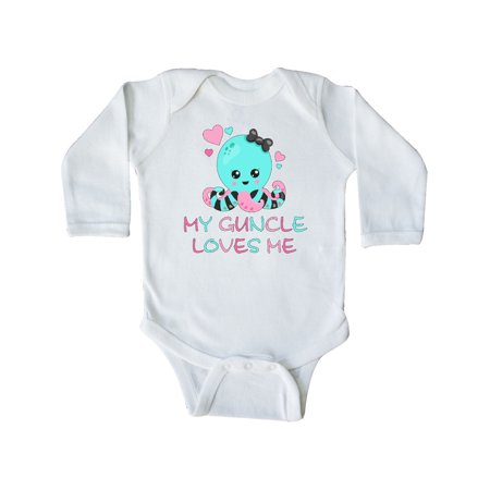 Inktastic My Guncle Loves Me- cute octopus and hearts Gift Baby Boy or Baby Girl Long Sleeve Bodysuit
Inktastic My Guncle Loves Me- cute octopus and hearts Gift Baby Boy or Baby Girl Long Sleeve Bodysuit