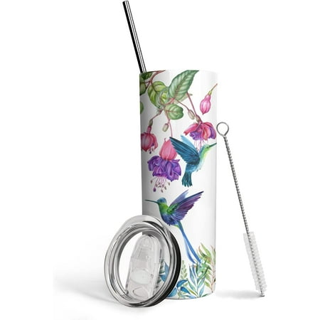 Hummingbird Tumbler with Lids and Straws Hummingbird Gifts for Women Unique Hummingbird Decor Stainless Steel Tumbler and Double Wall Tumbler
Hummingbird Tumbler with Lids and Straws Hummingbird Gifts for Women Unique Hummingbird Decor Stainless Steel Tumbler and Double Wall Tumbler