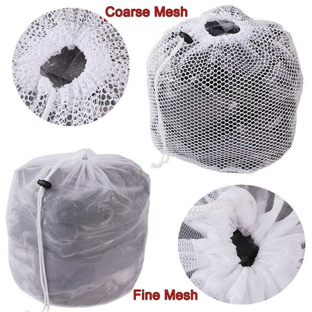 Walbest 1pc Washing Machine Used Fine/ Coarse Mesh Net Drawstring Thickened Laundry Wash Bag for Delicates Garments Blouse Sweaters Bras and Quilts
Walbest 1pc Washing Machine Used Fine/ Coarse Mesh Net Drawstring Thickened Laundry Wash Bag for Delicates Garments Blouse Sweaters Bras and Quilts