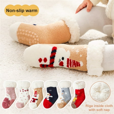Naturegr 1 Pair Baby Floor Socks Anti-slip Wear Resistant Soft Infant Slipping Keep Warm Socks for Home
Naturegr 1 Pair Baby Floor Socks Anti-slip Wear Resistant Soft Infant Slipping Keep Warm Socks for Home