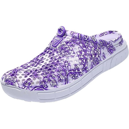 Women s Garden Clogs Shoes Casual Slipper Beach Sandals Anti-Slip Pool Water Shoes Home Slippers Summer Footwear