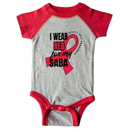 Inktastic Sickle Cell Awareness I Wear Red For My Saba Gift Baby Boy or Baby Girl Bodysuit
Inktastic Sickle Cell Awareness I Wear Red For My Saba Gift Baby Boy or Baby Girl Bodysuit