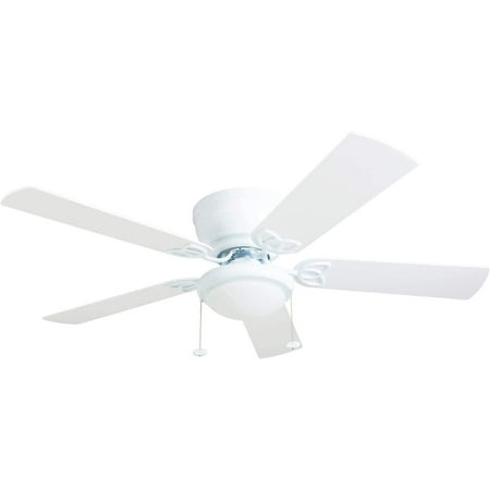 Prominence Home Benton - 52-in Flush Mount Indoor Fan with Pull Chain - LED Ceiling Fan with Light - Traditional Room Fan with Dual Finish Blades - Model 50852-01 - (White)
Prominence Home Benton - 52-in Flush Mount Indoor Fan with Pull Chain - LED Ceiling Fan with Light - Traditional Room Fan with Dual Finish Blades - Model 50852-01 - (White)