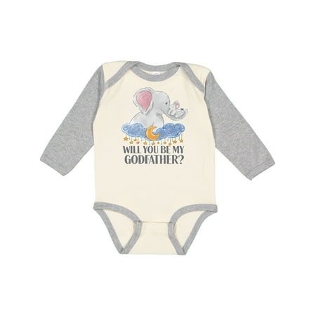 Inktastic Will You Be My Godfather Elephants Moon and Stars Gift Baby Boy or Baby Girl Long Sleeve Bodysuit
Inktastic Will You Be My Godfather Elephants Moon and Stars Gift Baby Boy or Baby Girl Long Sleeve Bodysuit