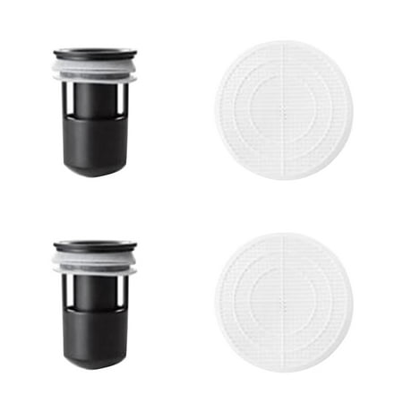 2PCS Floor Strainer Core Shower Drain Cover Bathroom Hair Catcher Stopper with 2PCS Filter Net for Home Hotel (Black)
2PCS Floor Strainer Core Shower Drain Cover Bathroom Hair Catcher Stopper with 2PCS Filter Net for Home Hotel (Black)