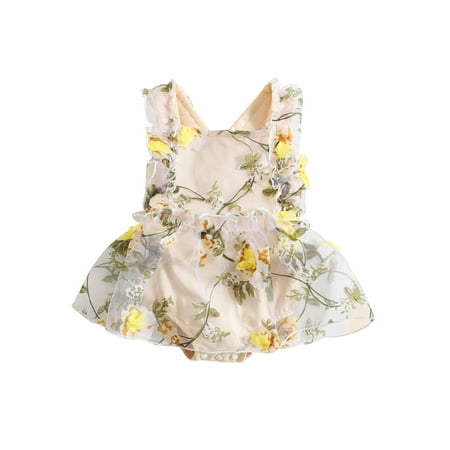 JYYYBF Infant Baby Girl Romper Newborn Fly Sleeve Flower Tulle Patchwork Jumpsuit Summer A-line Dress One Piece Clothes
JYYYBF Infant Baby Girl Romper Newborn Fly Sleeve Flower Tulle Patchwork Jumpsuit Summer A-line Dress One Piece Clothes