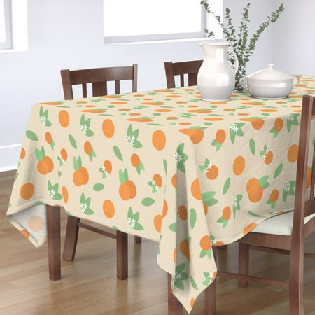 Cotton Sateen Tablecloth 70 x 90 - Vintage Fruit Kitsch Citrus Tropic Florida Large Oranges Print Custom Table Linens by Spoonflower
Cotton Sateen Tablecloth 70 x 90 - Vintage Fruit Kitsch Citrus Tropic Florida Large Oranges Print Custom Table Linens by Spoonflower