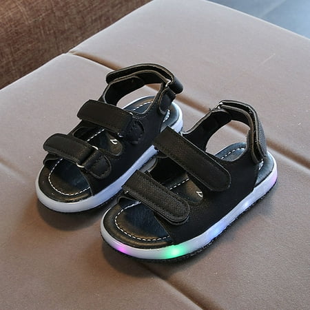 New 1 Pair Summer Kids LED Sandals Strappy Light-Up Boys Girls Children Luminous Shoes
New 1 Pair Summer Kids LED Sandals Strappy Light-Up Boys Girls Children Luminous Shoes