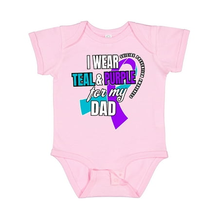Inktastic Suicide Prevention I Wear Teal and Purple for My Dad Gift Baby Boy or Baby Girl Bodysuit
Inktastic Suicide Prevention I Wear Teal and Purple for My Dad Gift Baby Boy or Baby Girl Bodysuit