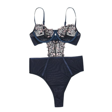 KaLI_store Women s Lingerie Women s 1 Piece Backless Mesh Bodysuit Halter Neck Lace Up Sheer Teddy Xmas Lingerie Set for Women
KaLI_store Women s Lingerie Women s 1 Piece Backless Mesh Bodysuit Halter Neck Lace Up Sheer Teddy Xmas Lingerie Set for Women