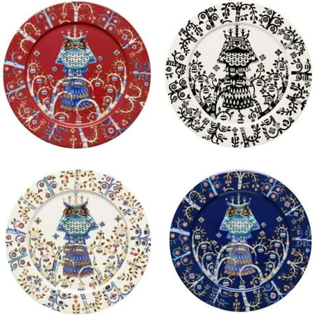 Taika White/Blue Dinner Plate - 10-1/2 Porcelain