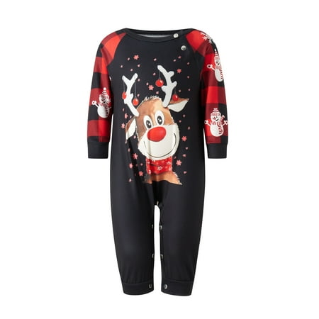 Genuiskids Christmas Family Matching Pajamas Set Long Sleeve Elk Print Tops +Plaid Snowman Print Pants
Genuiskids Christmas Family Matching Pajamas Set Long Sleeve Elk Print Tops +Plaid Snowman Print Pants