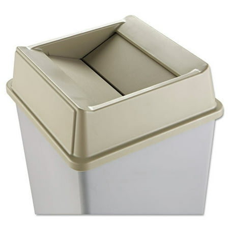 Rubbermaid Commercial FG266400BEIG 20.13 in. Plastic Untouchable Square Swing Top Lid - Beige
Rubbermaid Commercial FG266400BEIG 20.13 in. Plastic Untouchable Square Swing Top Lid - Beige