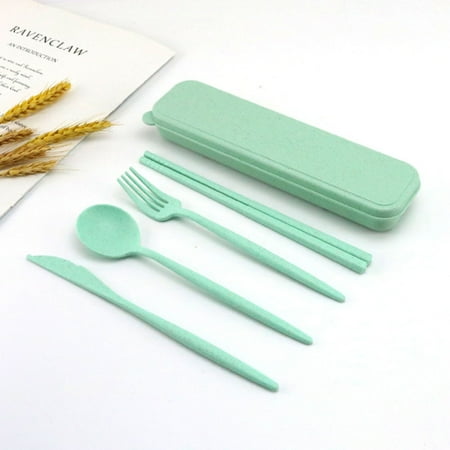 4pcs Plastic Flatware Kit Durable Easy to Clean Cutlery Kit for Travel Dorms Daily Use
4pcs Plastic Flatware Kit Durable Easy to Clean Cutlery Kit for Travel Dorms Daily Use