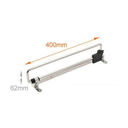 Sufanic Wardrobe Pull Out Clothes Hanger Rail Extending Rack Storage Holder Organizer