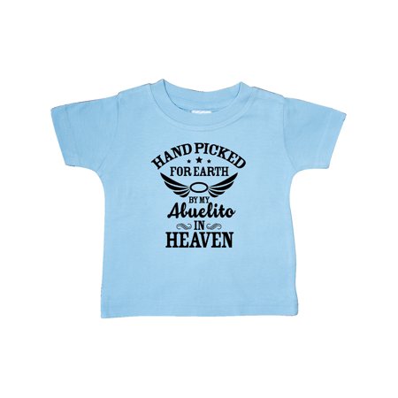 Inktastic Handpicked for Earth By My Abuelito in Heaven Gift Baby Boy or Baby Girl T-Shirt
Inktastic Handpicked for Earth By My Abuelito in Heaven Gift Baby Boy or Baby Girl T-Shirt