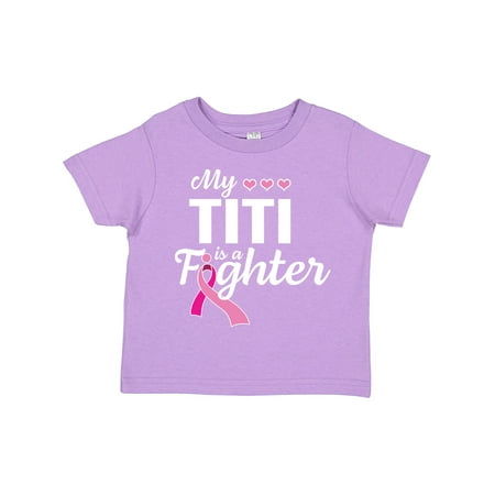 Inktastic Breast Cancer Awareness My Titi is a Fighter Gift Toddler Boy or Toddler Girl T-Shirt
Inktastic Breast Cancer Awareness My Titi is a Fighter Gift Toddler Boy or Toddler Girl T-Shirt
