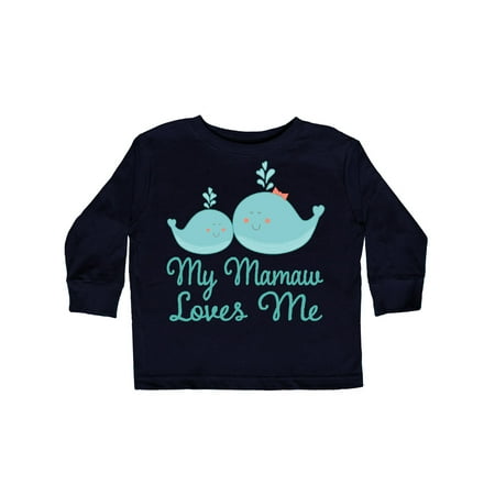 Inktastic Mamaw Loves Me Whale Grandchild Gift Toddler Boy or Toddler Girl Long Sleeve T-Shirt 
Inktastic Mamaw Loves Me Whale Grandchild Gift Toddler Boy or Toddler Girl Long Sleeve T-Shirt
