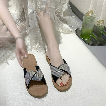 Sandals for Women Platform Crystal Comfy Platform Sandal Summer Beach Travel Shoes Sandal Ladies Flip Flops
Sandals for Women Platform Crystal Comfy Platform Sandal Summer Beach Travel Shoes Sandal Ladies Flip Flops