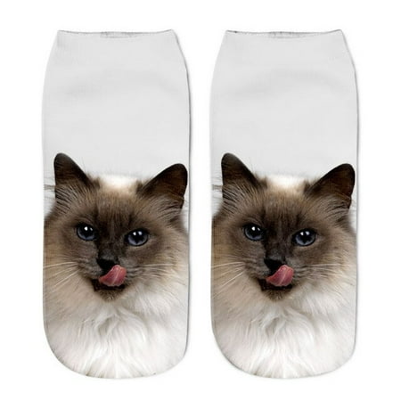 New 3D Print Funny Cute Cartoon Kitten Unisex Short Socks Creative Colorful Multiple Cat Face Happy Low Ankle Socks For Women
New 3D Print Funny Cute Cartoon Kitten Unisex Short Socks Creative Colorful Multiple Cat Face Happy Low Ankle Socks For Women