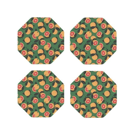 Leather Coasters Set of 4 - Red Orange Lightweight Non-Slip Drink Coasters for Desk Anti-Scalding Desk Cup Coasters for Office Table Decor Octagon
Leather Coasters Set of 4 - Red Orange Lightweight Non-Slip Drink Coasters for Desk Anti-Scalding Desk Cup Coasters for Office Table Decor Octagon