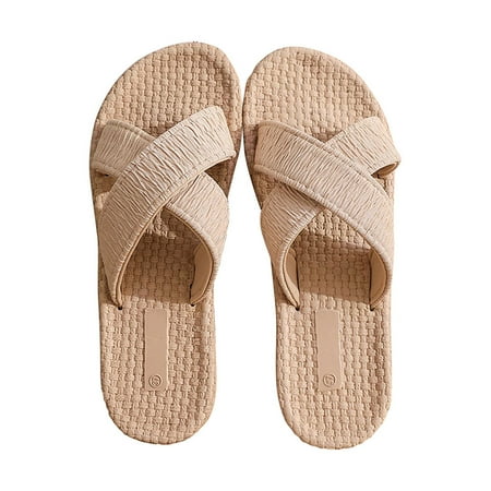 Zanvin Womens Sandals Clearance Women Shoes Summer Beach Sandals Slippers Imitation Hemp Rope Travel Flat-bottom Shoes Beige 36
Zanvin Womens Sandals Clearance Women Shoes Summer Beach Sandals Slippers Imitation Hemp Rope Travel Flat-bottom Shoes Beige 36