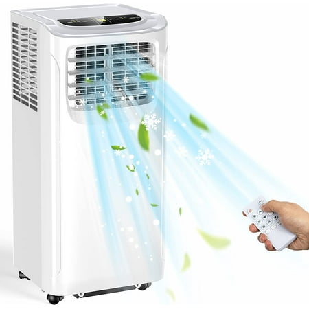 Portable Air Conditioners 8500 BTU Portable AC Uint with Dehumidifier & Fan Mode for Room up to 350 Sq.Ft 3-in-1 Room Air Conditioner with Remote 24Hrs Timer Installation Kit for
Portable Air Conditioners 8500 BTU Portable AC Uint with Dehumidifier & Fan Mode for Room up to 350 Sq.Ft 3-in-1 Room Air Conditioner with Remote 24Hrs Timer Installation Kit for