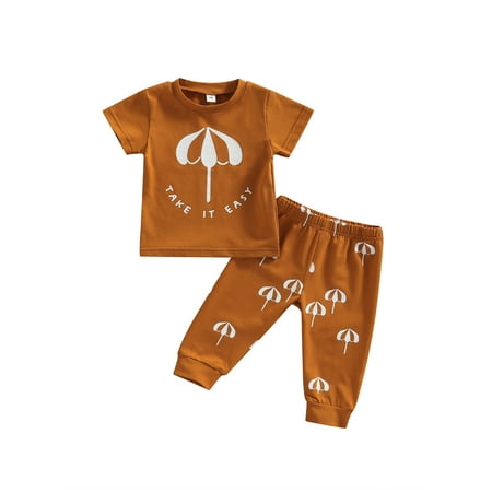 Baby Short Sleeved Tshirt + Elastic Pants 2 Piece Outfits 0-24 Months Suitable for Spring Summer Fall
Baby Short Sleeved Tshirt + Elastic Pants 2 Piece Outfits 0-24 Months Suitable for Spring Summer Fall