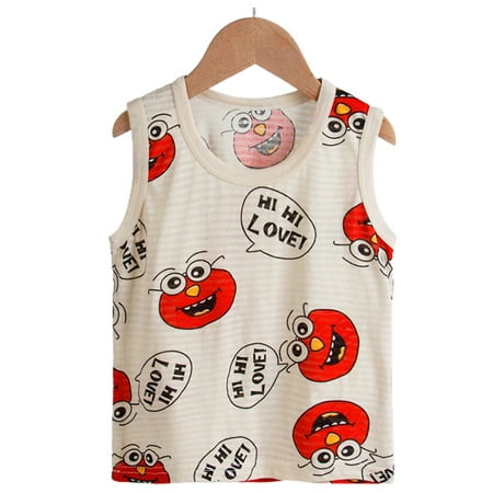 LOVECOCO Kids Boys Girls Summer Sleeveless Vest Cute Printed Tank Tops Casual T-Shirt Blouse Cotton Soft Tees
LOVECOCO Kids Boys Girls Summer Sleeveless Vest Cute Printed Tank Tops Casual T-Shirt Blouse Cotton Soft Tees