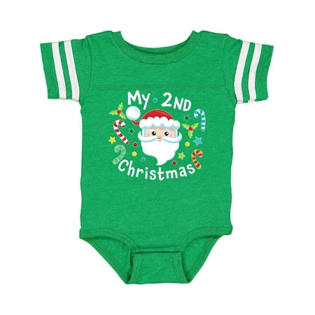 Inktastic My 2nd Christmas Santa with Candy Canes Gift Baby Boy or Baby Girl Bodysuit
Inktastic My 2nd Christmas Santa with Candy Canes Gift Baby Boy or Baby Girl Bodysuit