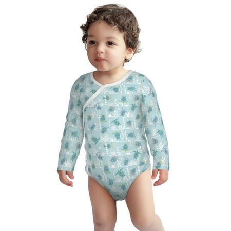 Haiem Sea Turtle Printed Unisex-Baby Long Sleeve Onesies Bodysuits Unisex Babies Snap-Up Rompers-3 Months
Haiem Sea Turtle Printed Unisex-Baby Long Sleeve Onesies Bodysuits Unisex Babies Snap-Up Rompers-3 Months