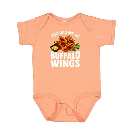 Inktastic Buffalo Wings Game Day Snack Gift Baby Boy or Baby Girl Bodysuit