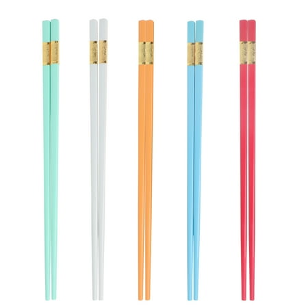 5 Pairs High Temperature Resistance Chopsticks Household Long Chopsticks Smooth Surface Chopsticks Home Kitchen Tableware (Red + White + Blue + Green + Yellow)
5 Pairs High Temperature Resistance Chopsticks Household Long Chopsticks Smooth Surface Chopsticks Home Kitchen Tableware (Red + White + Blue + Green + Yellow)