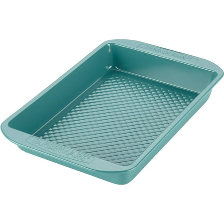 Farberware purECOok Hybrid Ceramic Nonstick Bakeware Baker and Rectangular Cake Pan, 9\