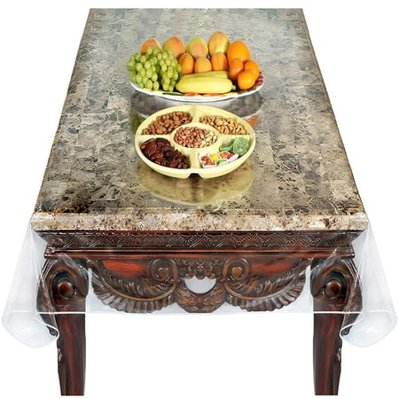 Super Clear Extra Heavy Duty 100% Vinyl Durable Tablecloth Protector & Table Cover Size 60 X 108 Inches Rectangular
Super Clear Extra Heavy Duty 100% Vinyl Durable Tablecloth Protector & Table Cover Size 60 X 108 Inches Rectangular