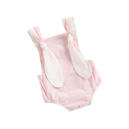 Amuver Baby Romper Contrast Color Rabbit Ears Square Neck Sleeveless Bodysuit Casual Wear for Summer Gray/Pink 0-18 Months
Amuver Baby Romper Contrast Color Rabbit Ears Square Neck Sleeveless Bodysuit Casual Wear for Summer Gray/Pink 0-18 Months