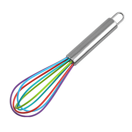 Stainless Steel Whisk with Silicone Handle - Large Balloon Whisks for Cooking - Metal Whisk for Stirring & Mixing 8 Inches
Stainless Steel Whisk with Silicone Handle - Large Balloon Whisks for Cooking - Metal Whisk for Stirring & Mixing 8 Inches