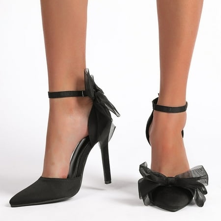 CHGBMOK Clearance Heels for Women Shoes Fashion Solid Color Minimalistic Temperament Bow Pointed Fine Heels Sandals
CHGBMOK Clearance Heels for Women Shoes Fashion Solid Color Minimalistic Temperament Bow Pointed Fine Heels Sandals