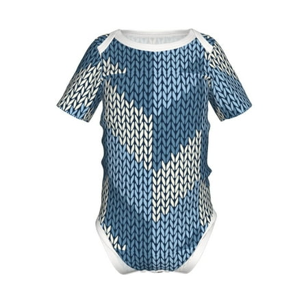 Junzan Cozy Knitted Blue Chevron Print Short-Sleeve Baby Climbing Clothes Bodysuits for Infant One-Piece for Baby Boys & Girls Baby Clothes Baby Romper with Snap Closure-18 Months
Junzan Cozy Knitted Blue Chevron Print Short-Sleeve Baby Climbing Clothes Bodysuits for Infant One-Piece for Baby Boys & Girls Baby Clothes Baby Romper with Snap Closure-18 Months