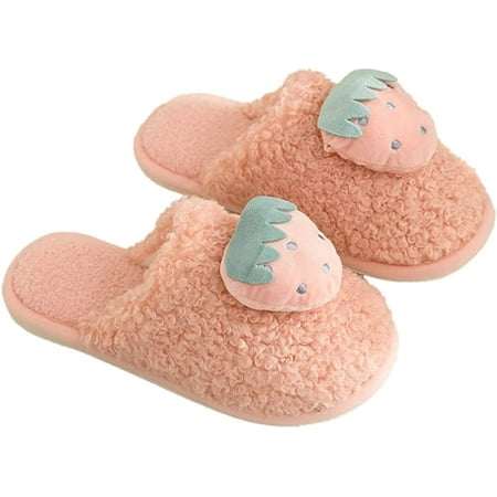 PIKADINGNIS Women Cozy Fluffy Fur Winter Soft Houde Shoes Cute Fruit Starwberry Fleece Lining Memory Foam Slippers Indoor Outdoor
PIKADINGNIS Women Cozy Fluffy Fur Winter Soft Houde Shoes Cute Fruit Starwberry Fleece Lining Memory Foam Slippers Indoor Outdoor