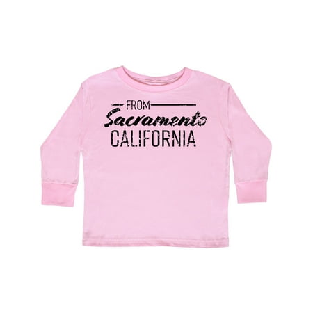 Inktastic From Sacramento California in Black Distressed Text Gift Toddler Boy or Toddler Girl Long Sleeve T-Shirt
Inktastic From Sacramento California in Black Distressed Text Gift Toddler Boy or Toddler Girl Long Sleeve T-Shirt