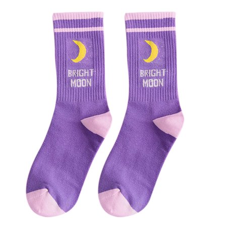 JUNTEX Men Women Harajuku Hip Hop Autumn Elastic Rib Trim Long Crew Socks New Moon Lett
JUNTEX Men Women Harajuku Hip Hop Autumn Elastic Rib Trim Long Crew Socks New Moon Lett